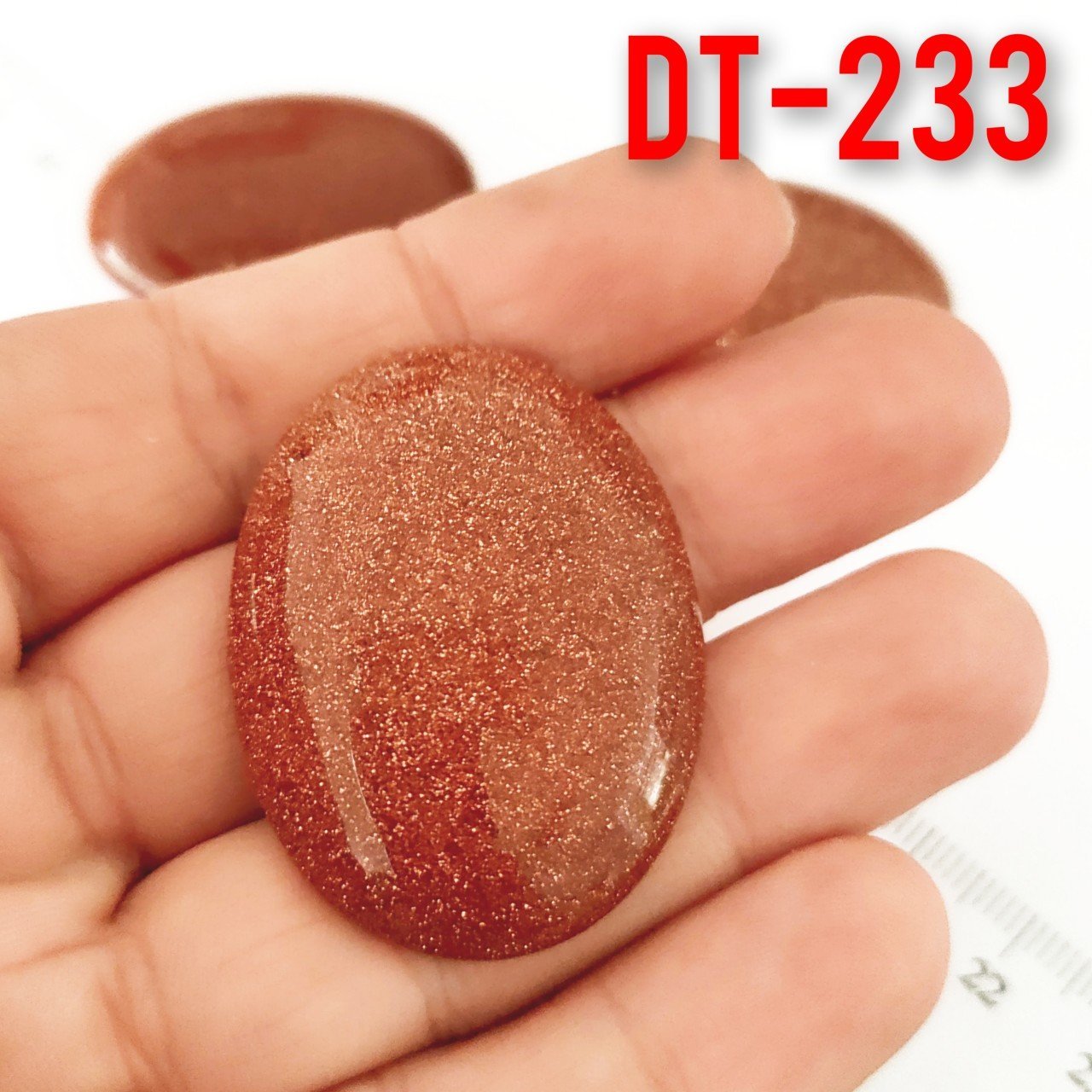 Dt-233 Oval Kabaşon Yıldız Taşı 40*30 mm