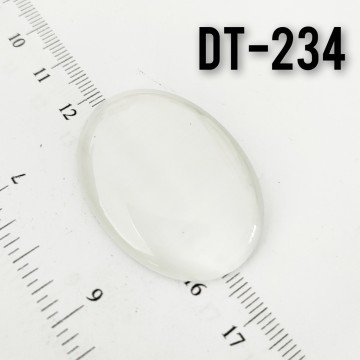 Dt-234 Oval Kabaşon Kedi Gözü Beyaz 40*30 mm