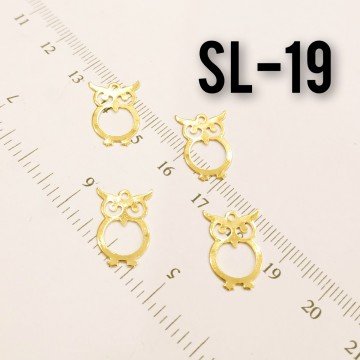 SL-19 Altın Kaplama Baykuş Sallantı