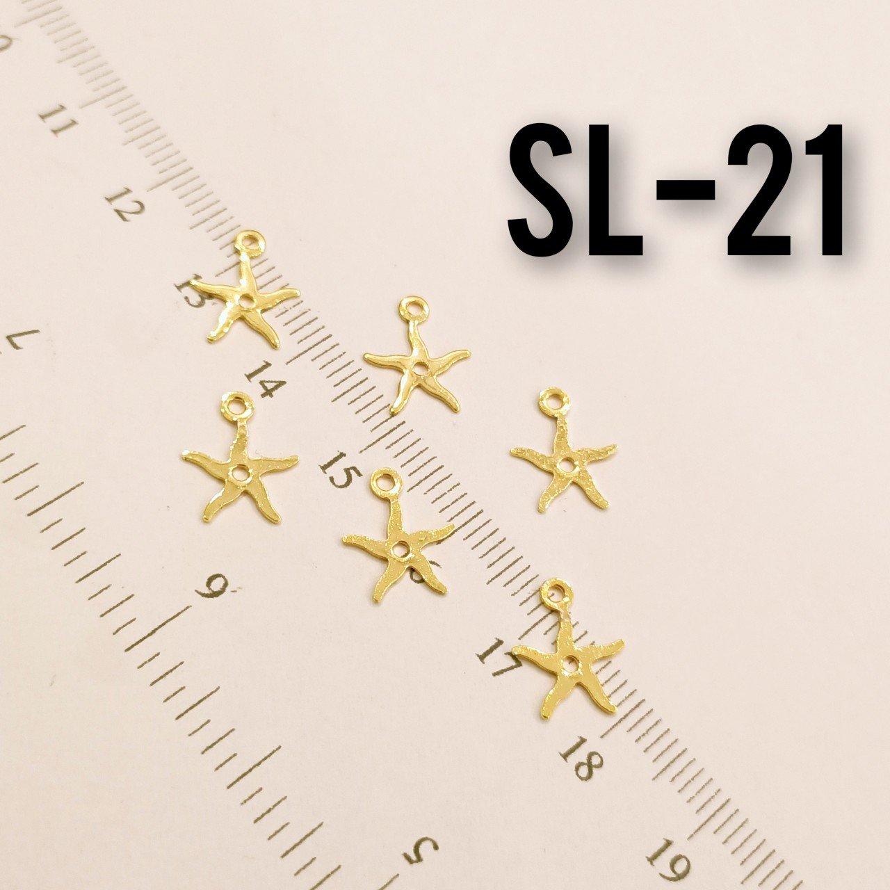 SL-21 Altın Kaplama Küçük Yıldız Sallantı
