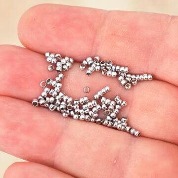 BT-10 Rodyum Kaplama 2 x 1 mm Yuvarlak Bit Sıkıştırma