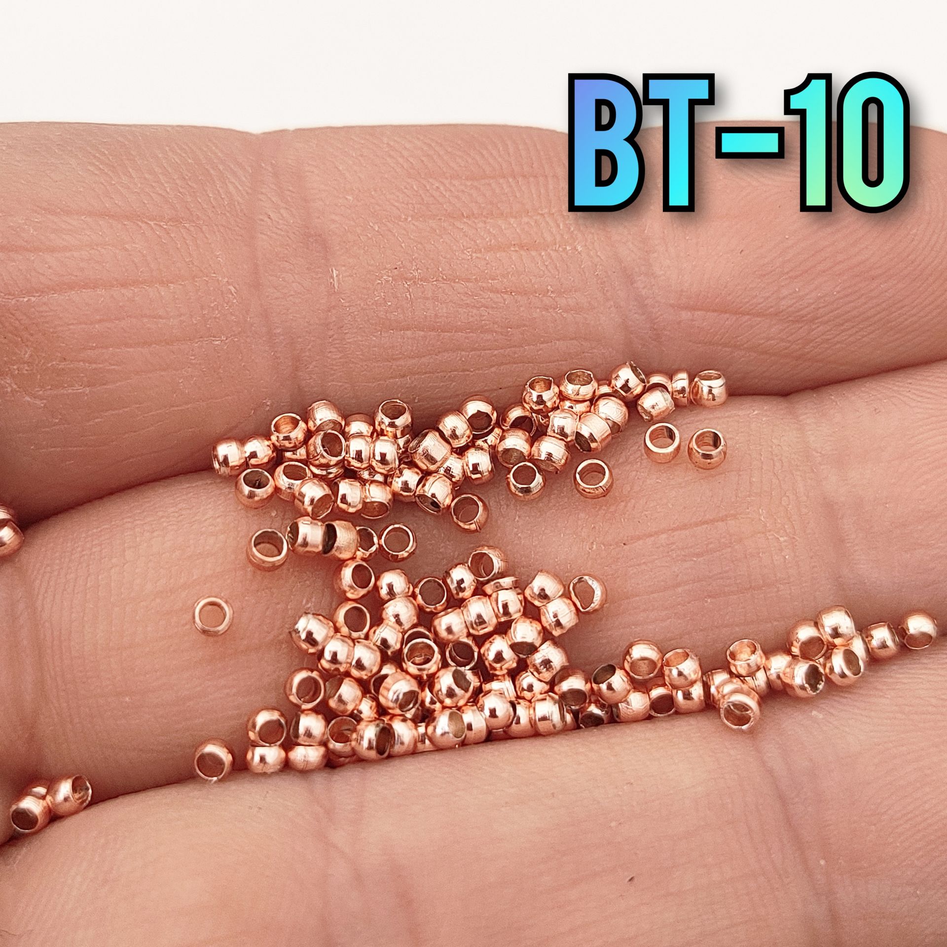 BT-10 Rose Kaplama 2 x 1 mm Yuvarlak Bit Sıkıştırma