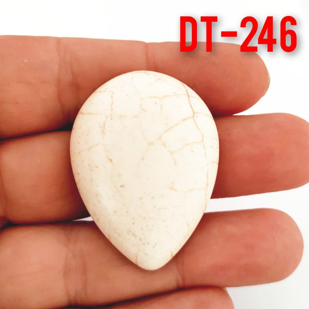 Dt-246 İmitasyon Turkuaz Damla Kabaşon 40*30 mm