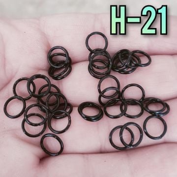 H-21 Siyah Takı Halka - 8 mm - 5 Gr