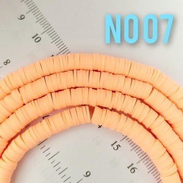 No : 07 Kavuniçi Fimo Hamur Boncuk