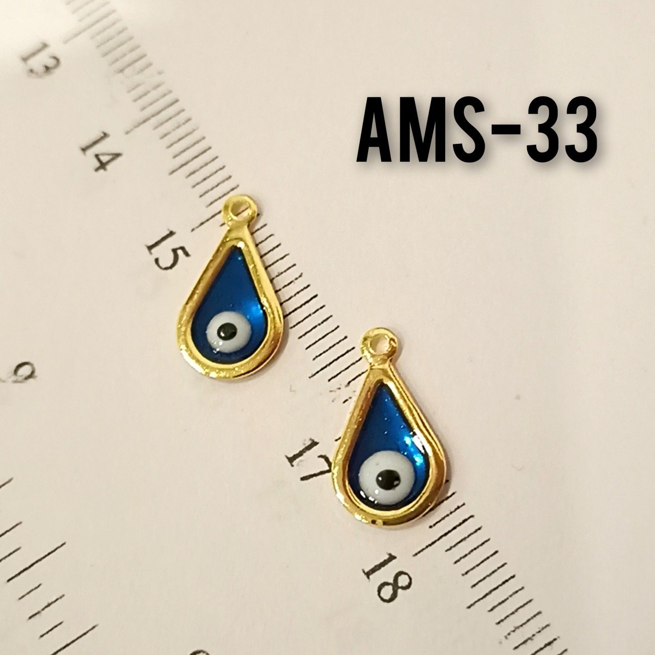 AMS-033 Altın Kaplama Mineli Damla