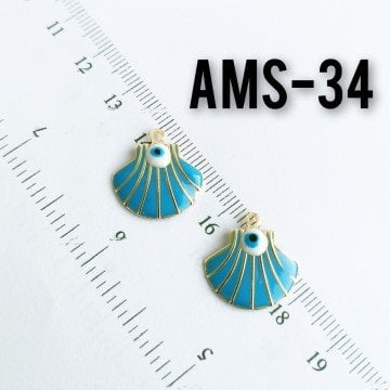 AMS-034 Altın Kaplama Mineli İstiridye