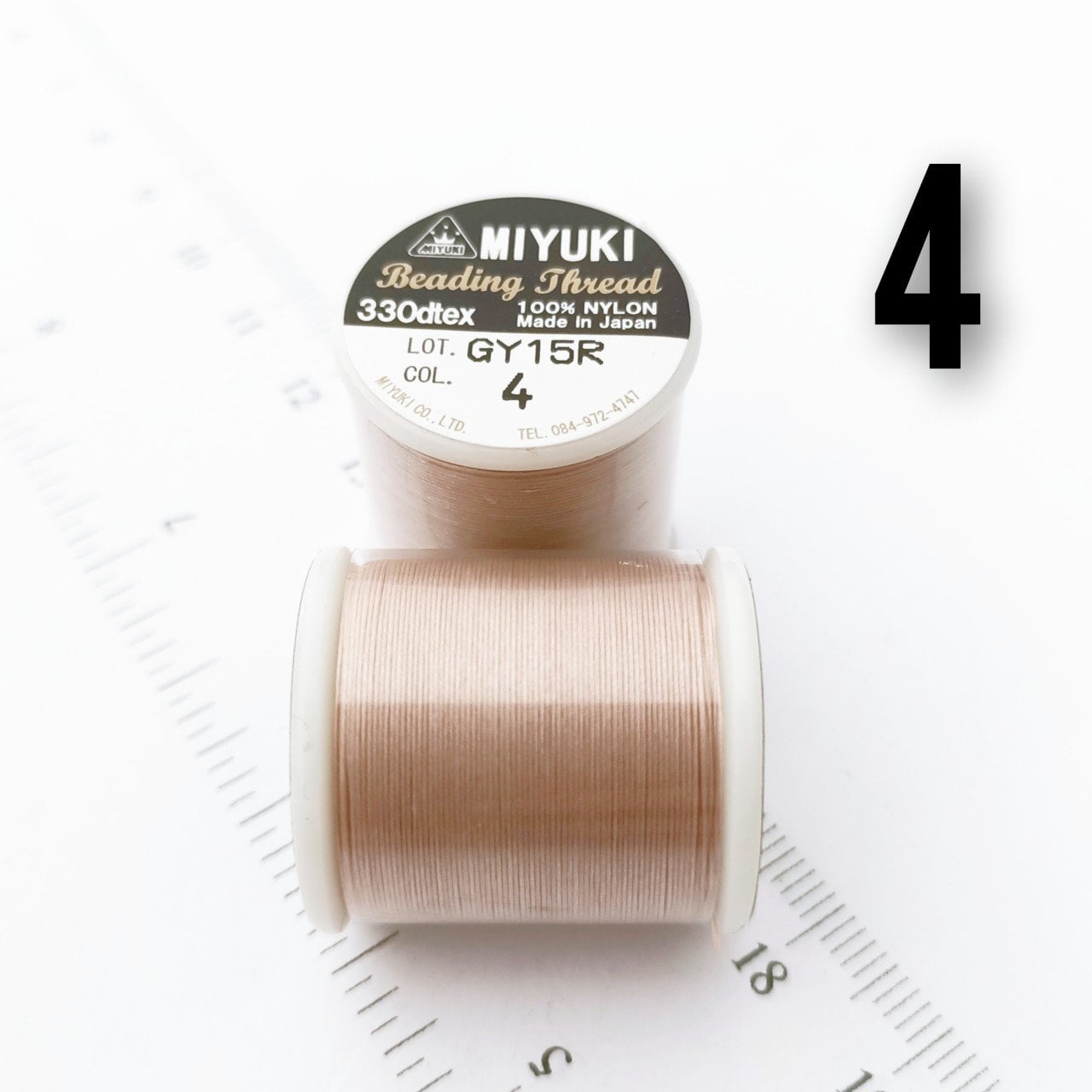 Miyuki Boncuk İpi - 50 metre - No:04 rose (Yüksek Dayanıklı İnce Takı İpi)