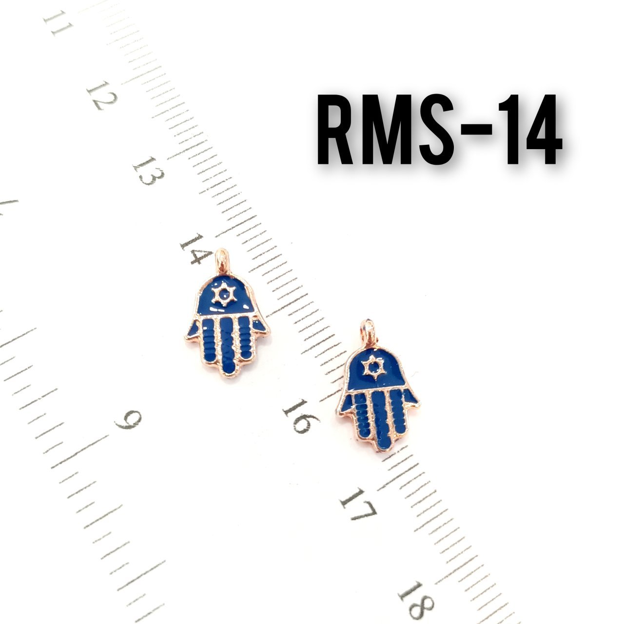 RMS-14 Rose Kaplama Lacivert Mineli Fatmana Eli