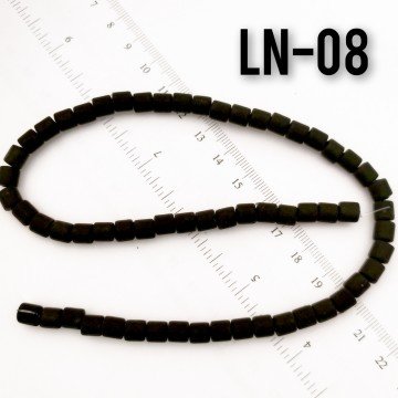 LN-08 Siyah Lino Boncuk 6 mm