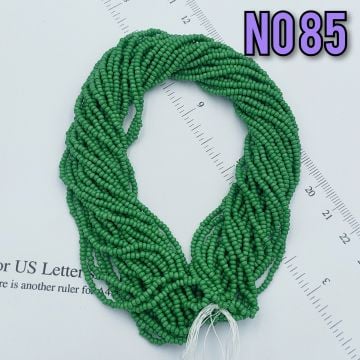 No: 085 Yeşil Renk Preciosa Dizi Kum Boncuk 11/0