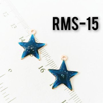 RMS-15 Rose Kaplama Simli Mineli Yıldız