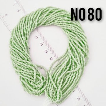 No: 080 Mint Yeşil Preciosa Dizi Kum Boncuk 11/0