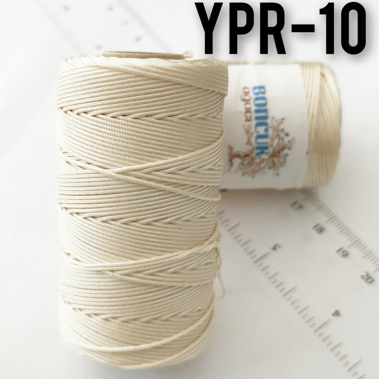 YPR-10 Krem Renk Paraşüt İpi , Dove İp 1 mm