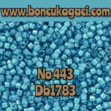 NO:443 Miyuki Delica , Miyuki Boncuk 11/0 DB1783 parlak dip mavisi