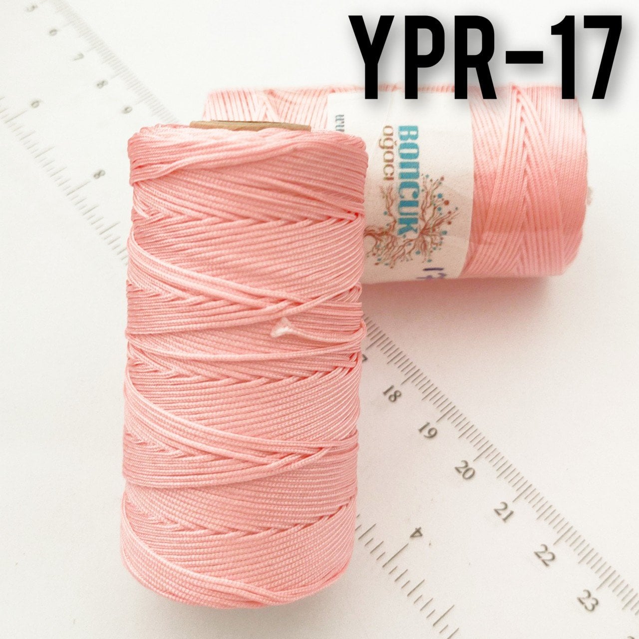 YPR-17 Karanfil Pembe Renk Paraşüt İpi , Dove İp 1 mm