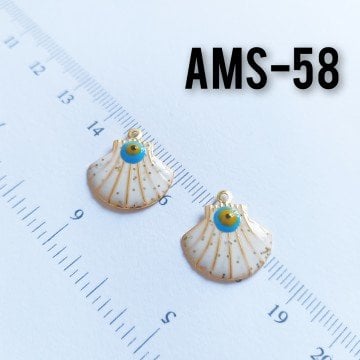 AMS-058 Altın Kaplama Simli Gözlü İstiridye