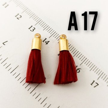 A17 Şarabi Bordo Miyuki Püskülü