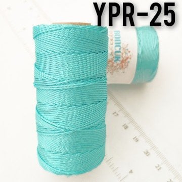 YPR-25 Açık Turkuaz Renk Paraşüt İpi , Dove İp 1 mm