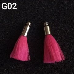 G02 Fuşya Pembe Miyuki Püskülü