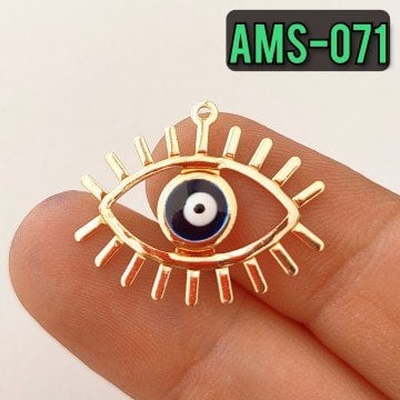 AMS-071 Altın Kaplama Mineli Göz