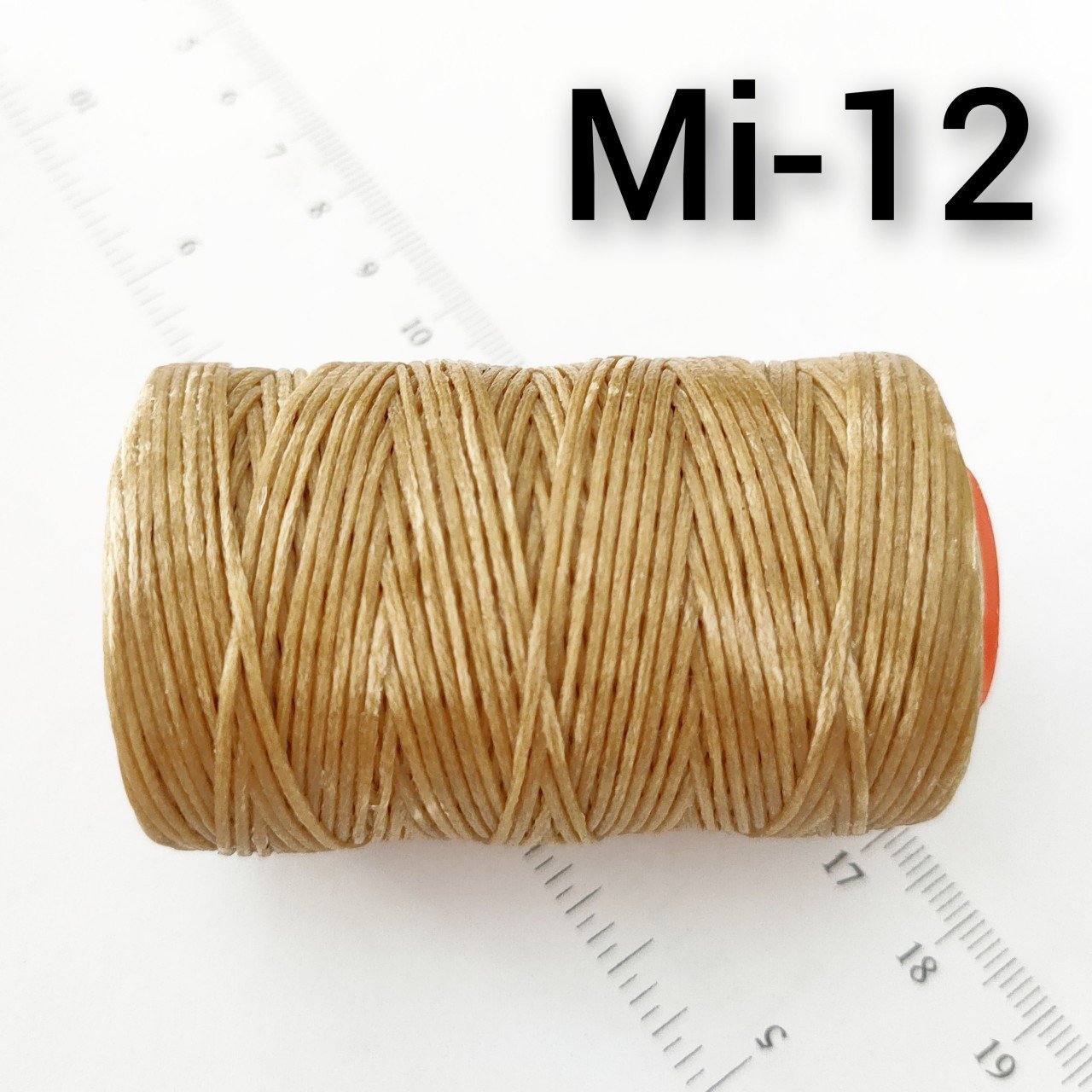 Mi-12 Sütlü Kahve Mumlu İp 1 mm