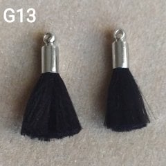 G13 Siyah Miyuki Püskülü