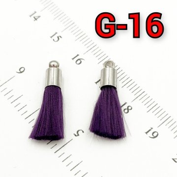 G16 Koyu Mor Miyuki Püskülü