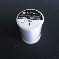 Miyuki Boncuk İpi ( Beyaz ) No : 1 - 500m (Yüksek Dayanıklı İnce Takı İpi)