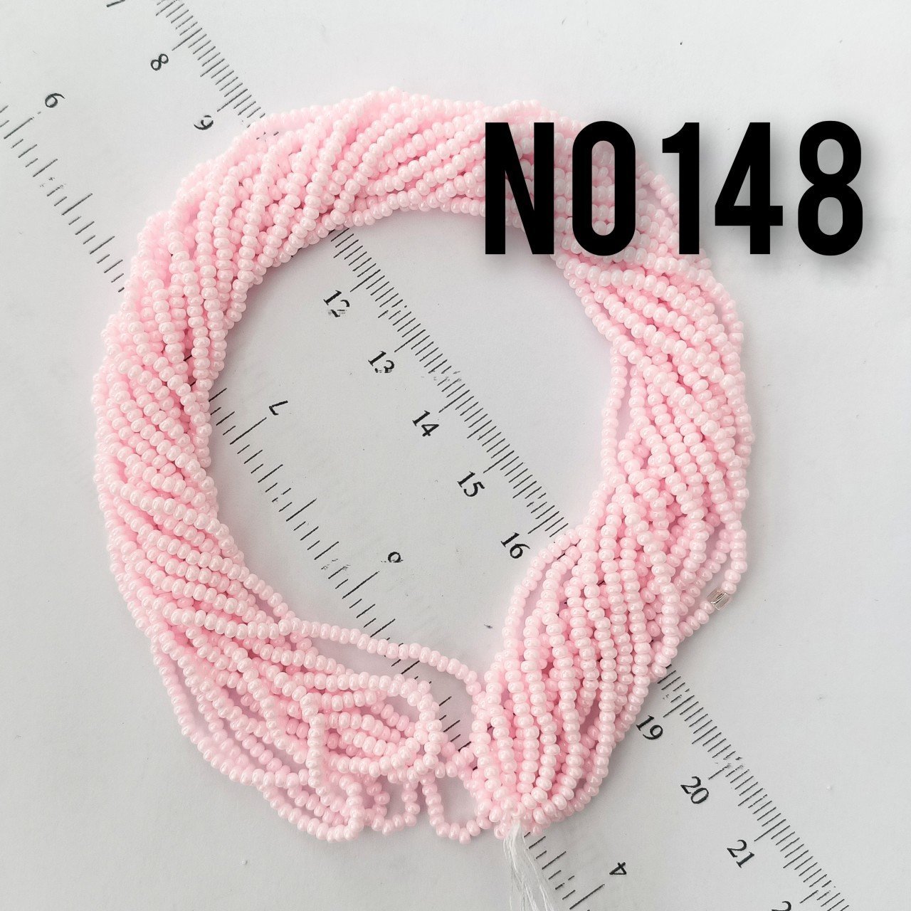 No: 148 Opak Açık Pembe Dizi Kum Boncuk 11/0