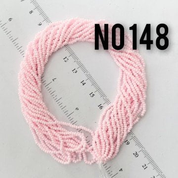 No: 148 Opak Açık Pembe Dizi Kum Boncuk 11/0