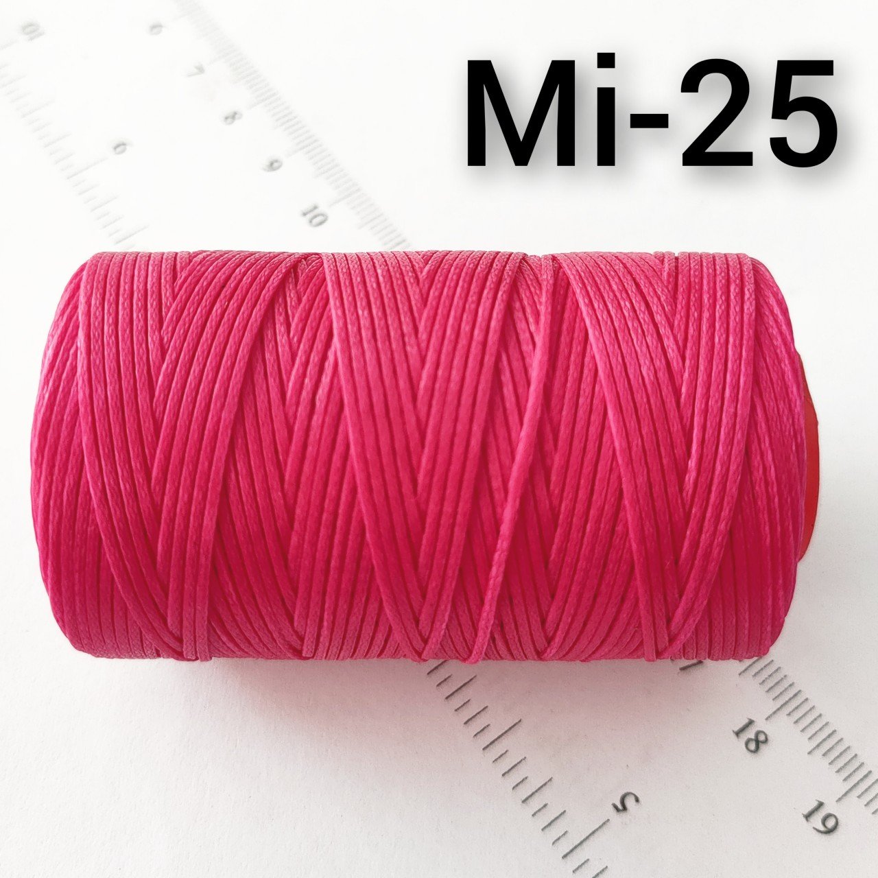 Mi-25 Fuşya Pembe Mumlu İp 1 mm