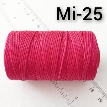 Mi-25 Fuşya Pembe Mumlu İp 1 mm