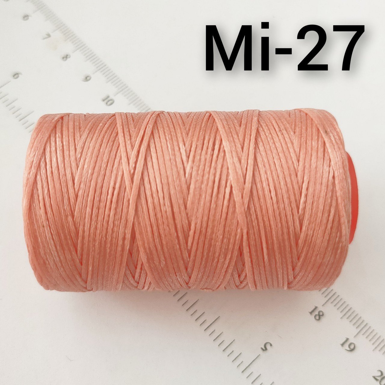 Mi-27 Liçi Pembe Mumlu İp 1 mm