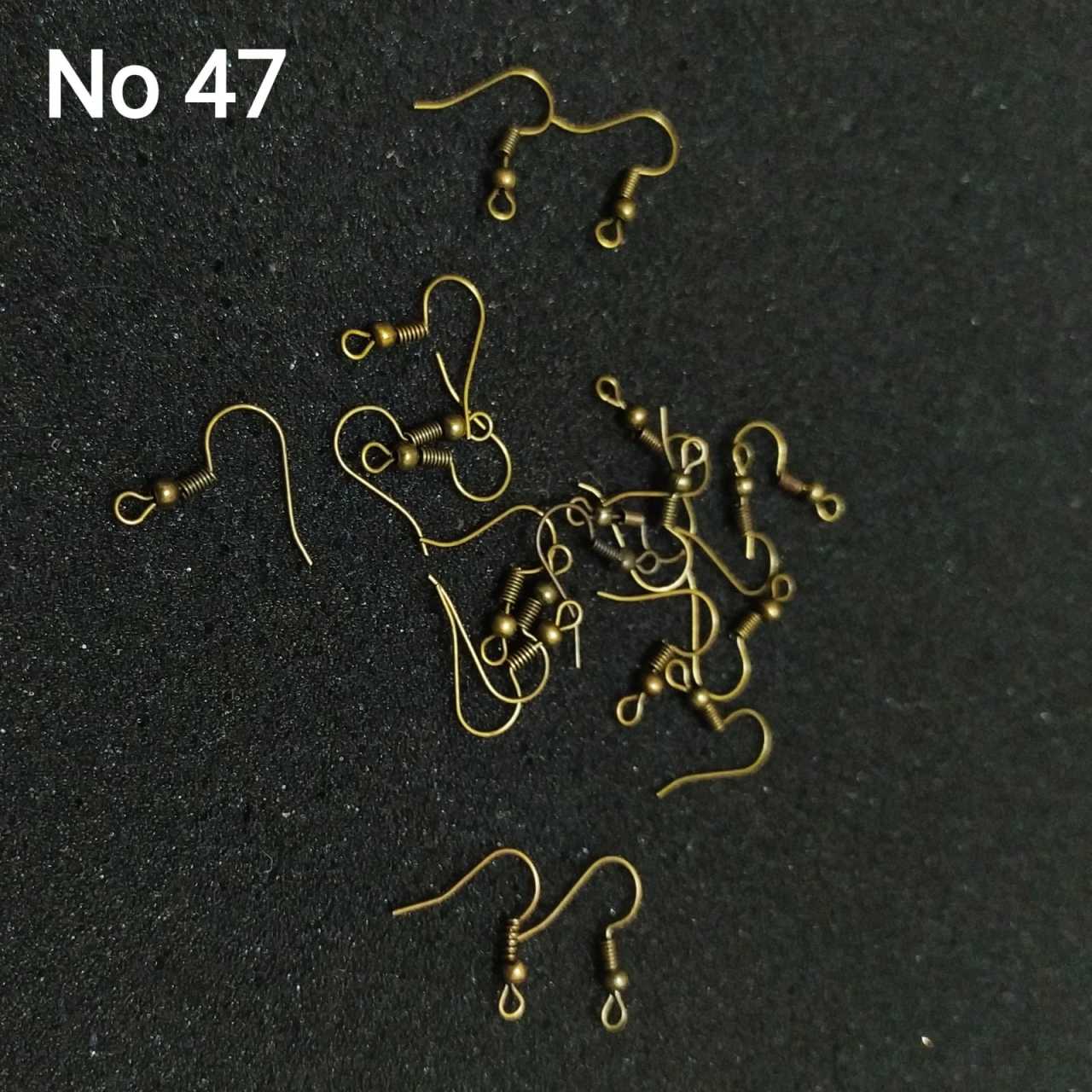 No : 47 Antik Renk Küpe Kancası