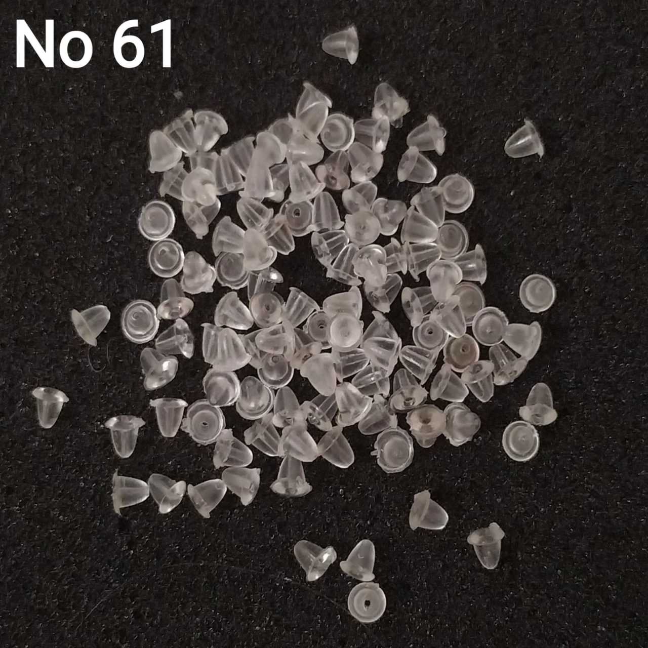 No : 61 Silikon Küpe Arkası (küçük boy)
