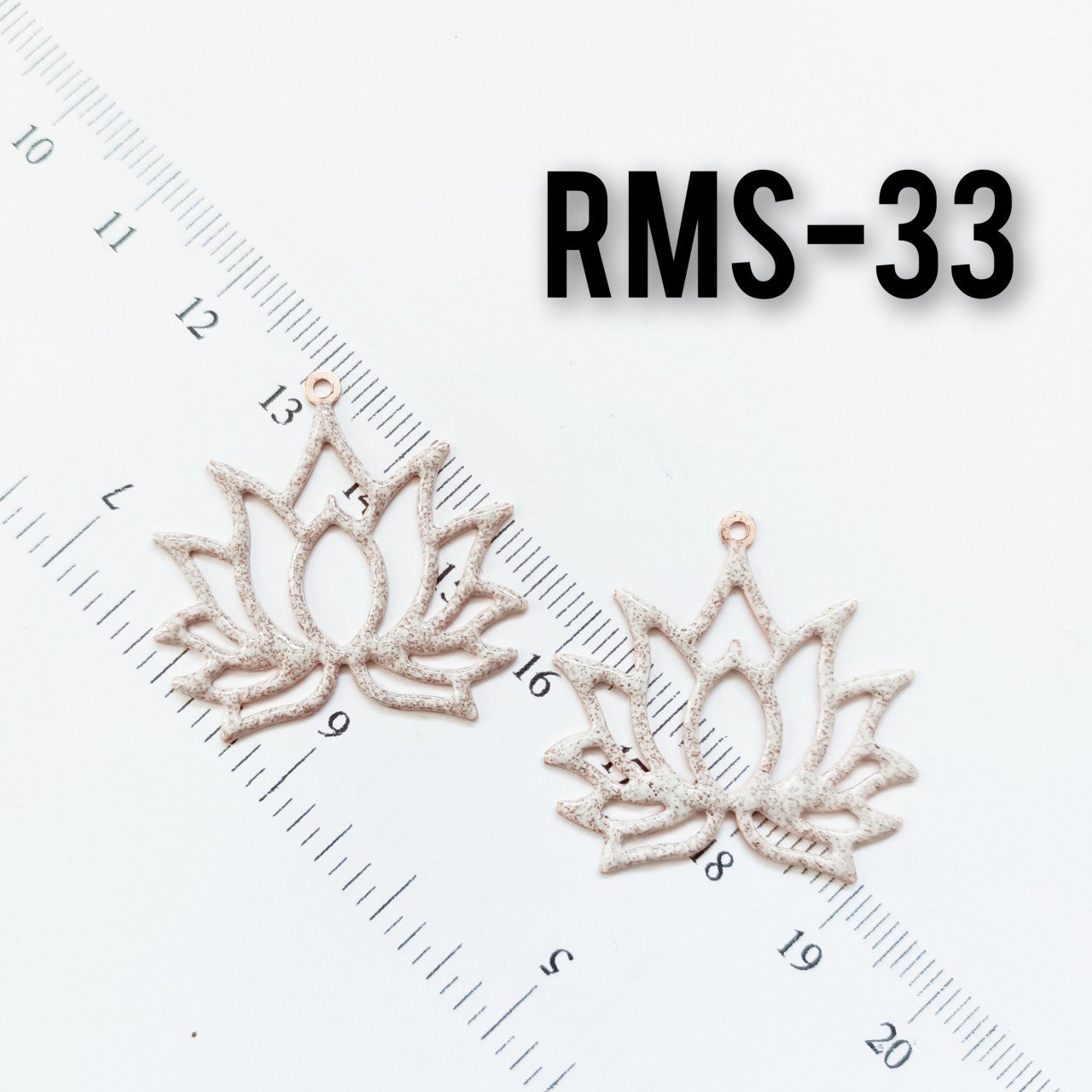 RMS-33 Rose Kaplama Bol Simli Mineli Lotus