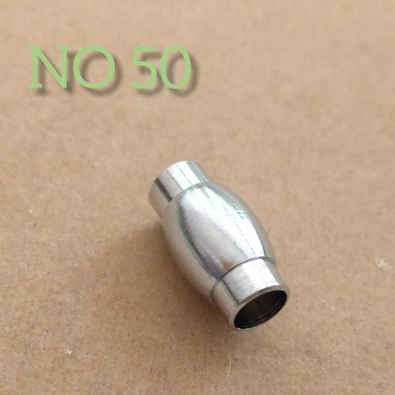 No: 50 - 6 mm Rodyum Kaplama Kapsül Kapama
