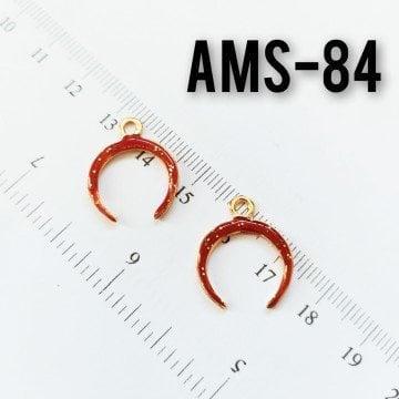 AMS-084 Altın Kaplama Simli Mineli Ay Uç