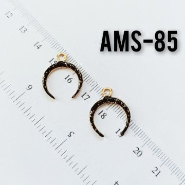 AMS-085 Altın Kaplama Simli Mineli Ay Uç