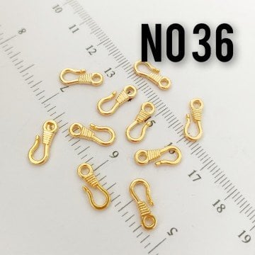 No : 36 24 Ayar Altın Kaplama Pratik Papağan 10 adet