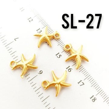 SL-27 24 Ayar Mat Altın Kaplama Yıldız