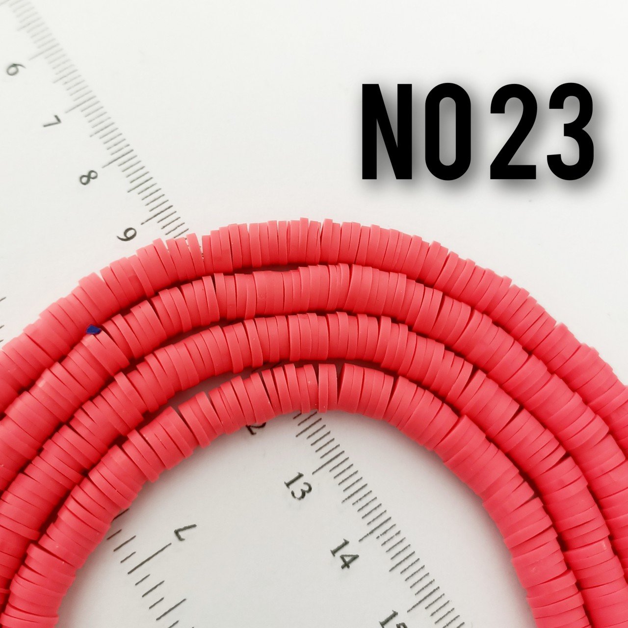 No : 23 Pastel Nar Çiçeği Fimo Hamur Boncuk