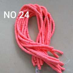 No : 24 Pastel Koyu Pembe Fimo Hamur Boncuk
