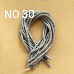 No : 30 Gri Renk Fimo Hamur Boncuk