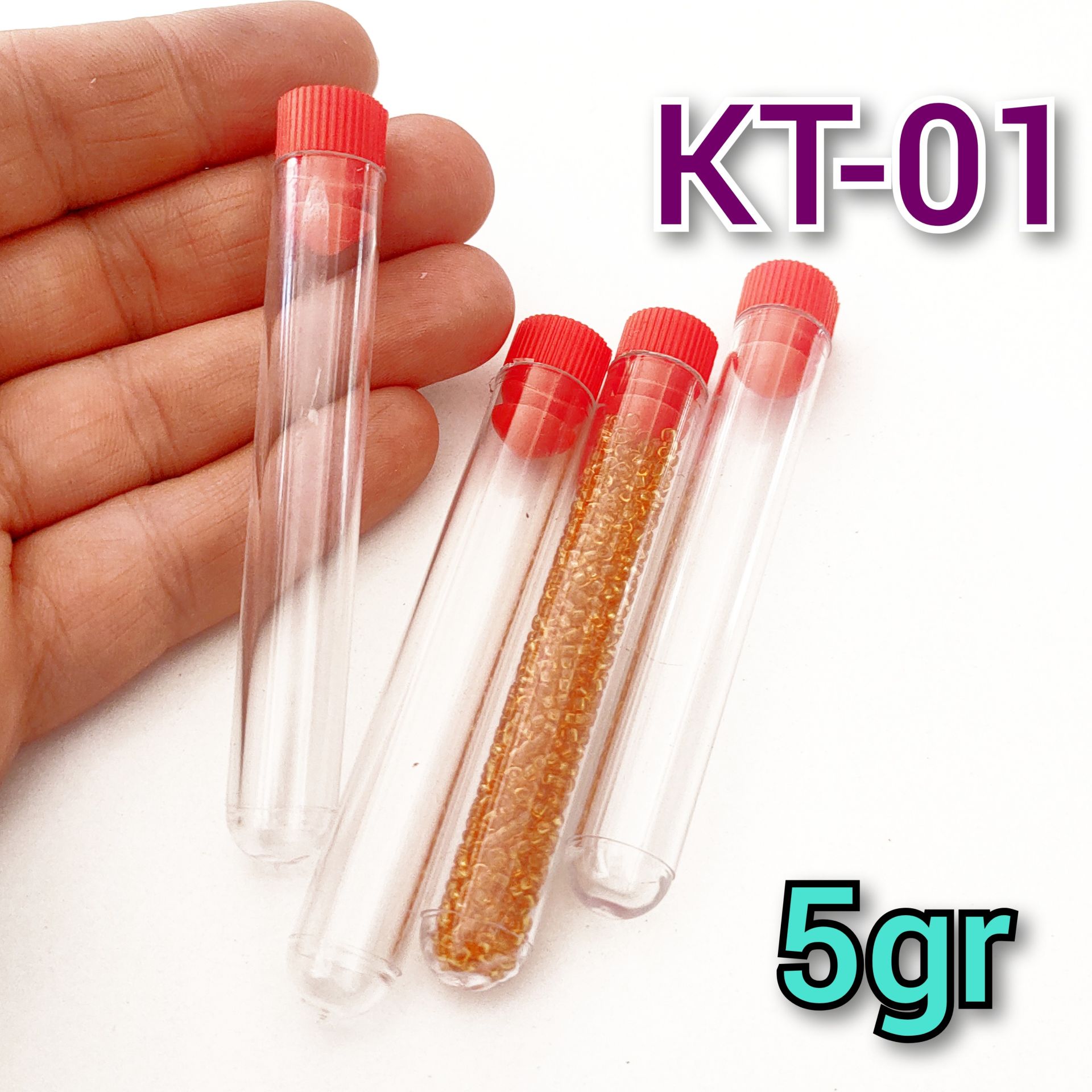 Kt-01 Tüp Boncuk Kutusu 5 gr