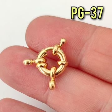 No : 37 24 Ayar Altın Kaplama Gemici Kilit 11 mm