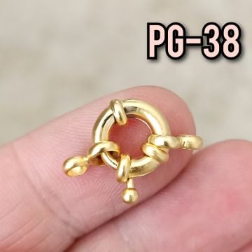 No : 38 24 Ayar Mat Altın Kaplama Gemici Kilit 11 mm