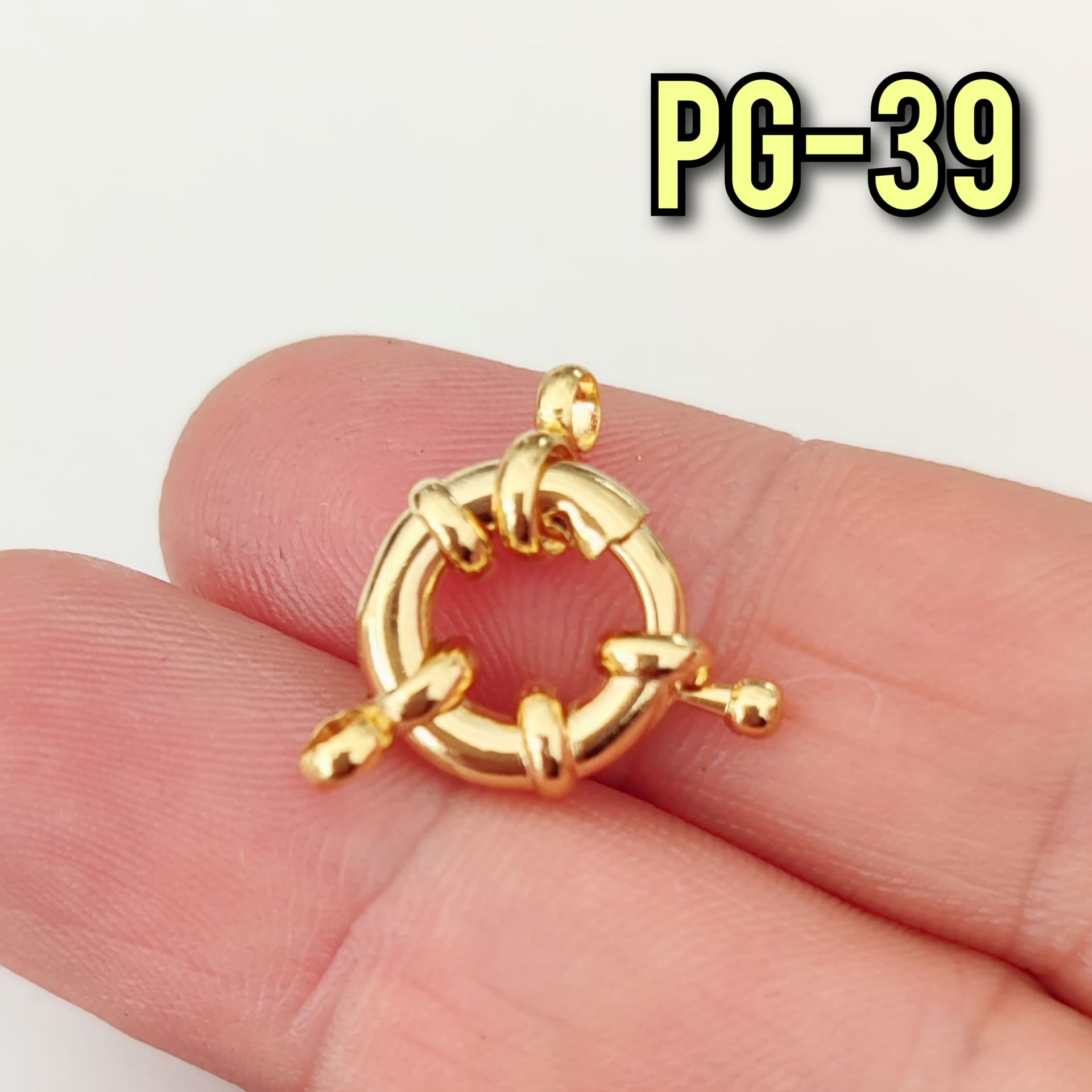 No : 39 24 Ayar Altın Kaplama Gemici Kilit 13 mm