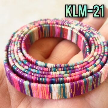 KLM-21 Yassı Simli Kilim Kordon ( Bohem Kordon)